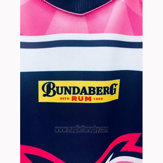 Maglia North Queensland Cowboys Rugby 2019-2020 Commemorativo Rosa